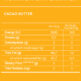 CACAO BUTTER Nutritional Label