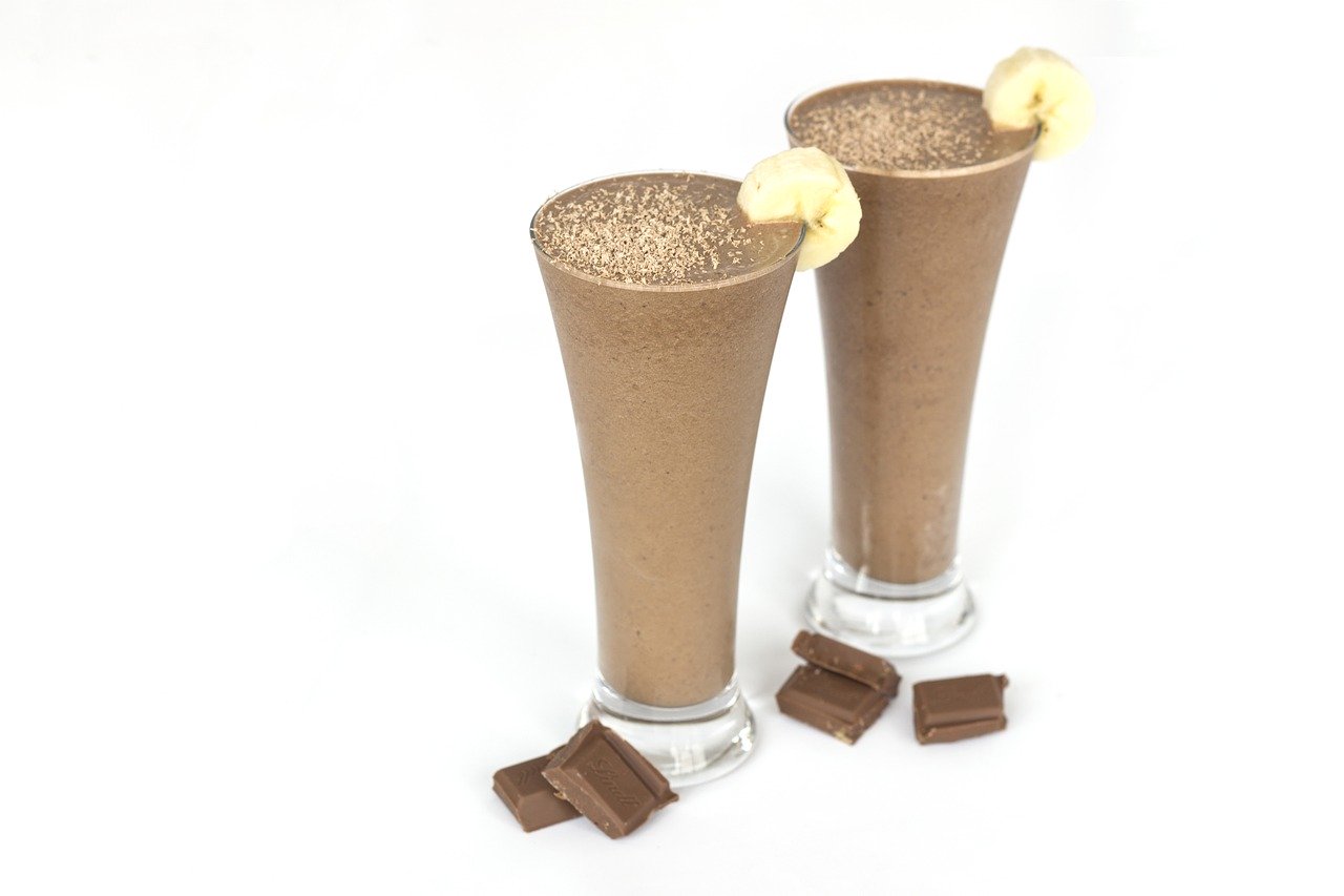 smoothie, milkshake, chocolate